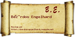 Bárdos Engelhard névjegykártya